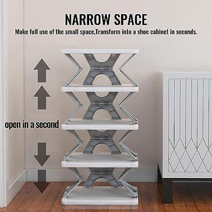 Smart Foldable Shoes Tier Shoe Rack 4 Layer