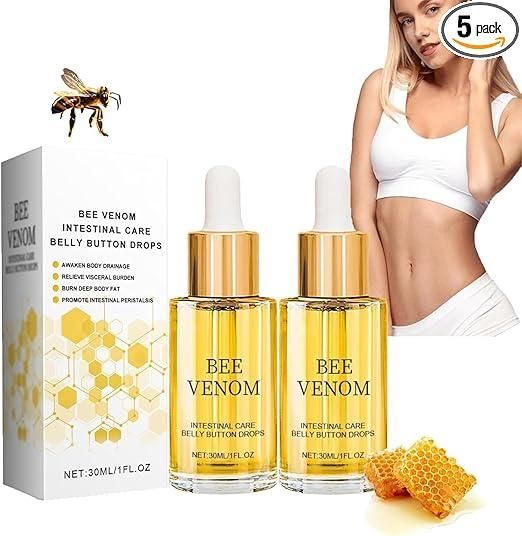 Bee Venom Intestinal Belly Button Drops 30 ml (Pack of 2)