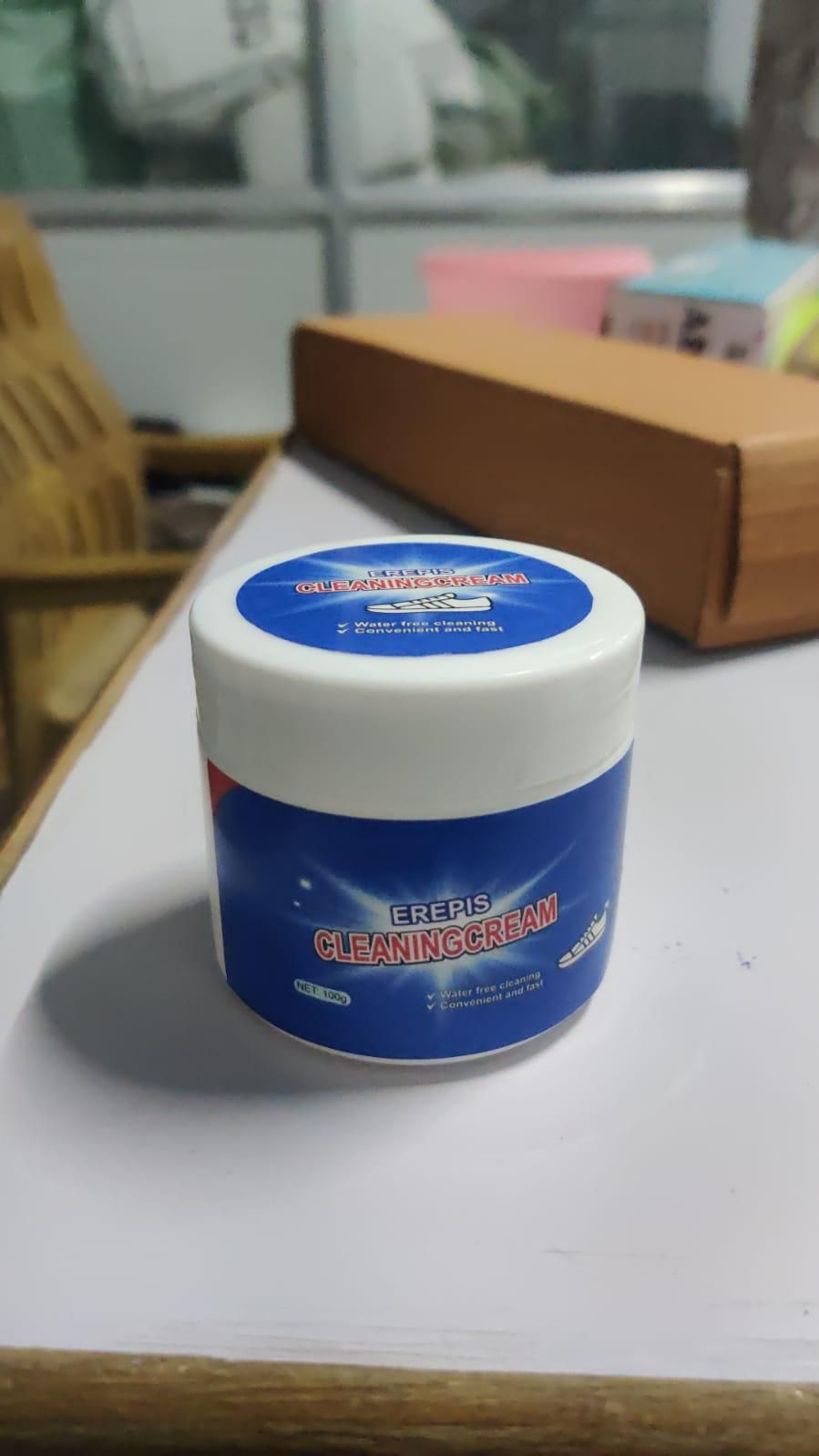 Multipurpose Whitening Cleaning Cream with Sponge